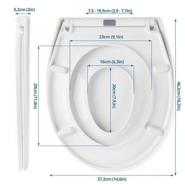 toilet seat amazon product photography china