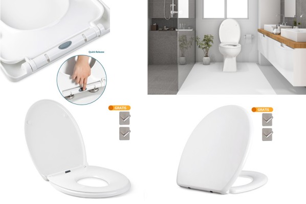 toilet seat amazon product photography china