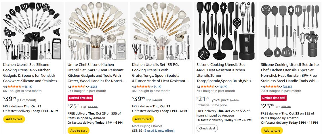 product listing photography | best product photography | top selling kitchen items photography