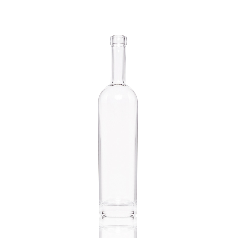 china product on white photography glass bottle
