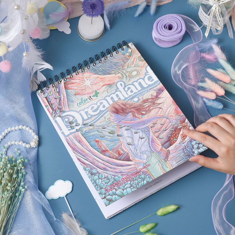 aesthetic product photography for amazon, coloring book aesthetic photography