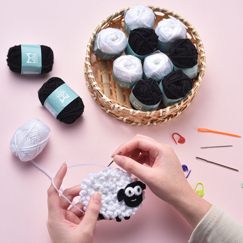 best still life product photography, knitting kit product photography